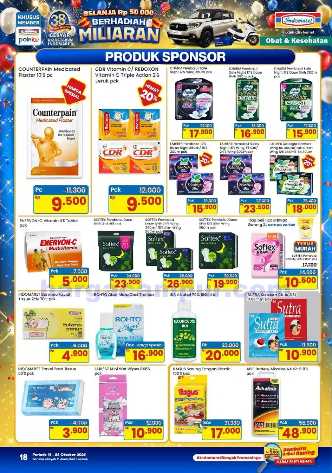 Katalog Indomaret Promo Terbaru 16 - 31 Oktober 2026 18 Katalog Promo Indomaret Terbaru 15 28 Oktober 2026 18