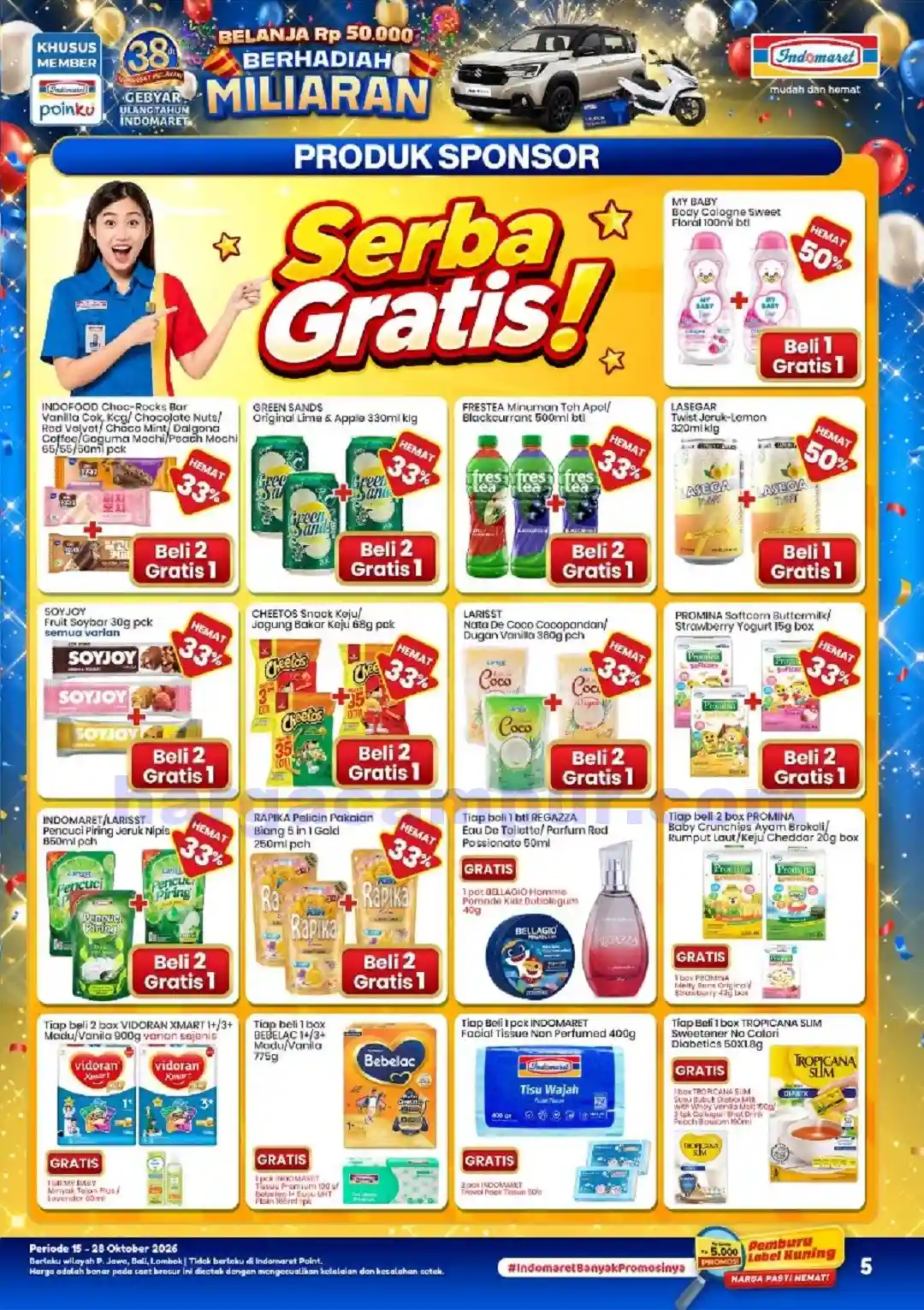Katalog Indomaret Promo Terbaru 16 - 31 Oktober 2026 5 Katalog Promo Indomaret Terbaru 15 28 Oktober 2026 5