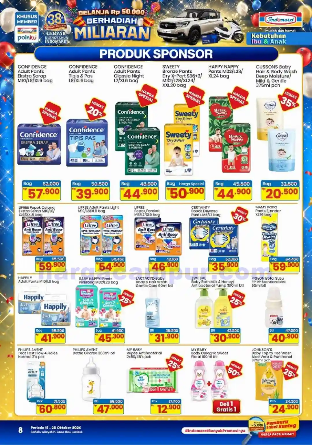 Katalog Indomaret Promo Terbaru 16 - 31 Oktober 2026 8 Katalog Promo Indomaret Terbaru 15 28 Oktober 2026 8