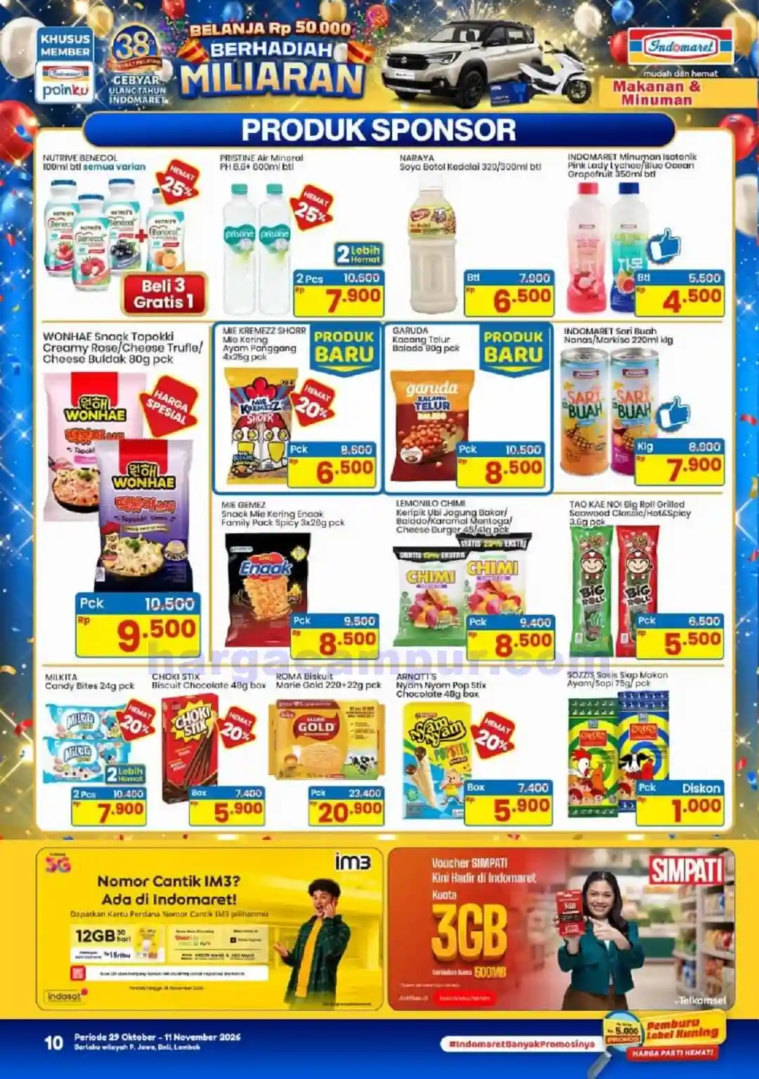 Katalog Indomaret Promo Terbaru 29 Okt - 4 Nov 2026 10 Katalog Promo Indomaret Terbaru 29 Oktober 11 November 2026 10
