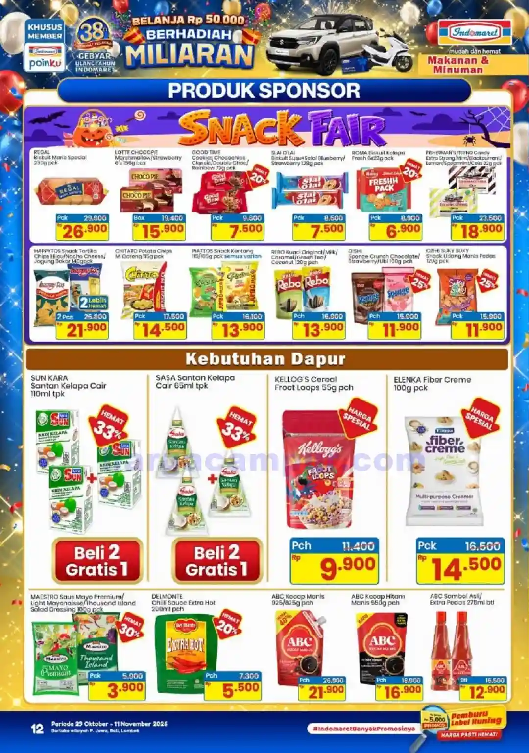 Katalog Indomaret Promo Terbaru 29 Okt - 4 Nov 2026 12 Katalog Promo Indomaret Terbaru 29 Oktober 11 November 2026 12