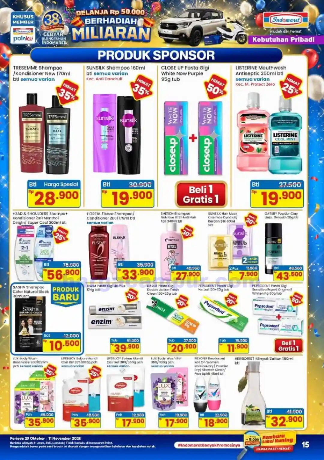 Katalog Indomaret Promo Terbaru 29 Okt - 4 Nov 2026 15 Katalog Promo Indomaret Terbaru 29 Oktober 11 November 2026 15