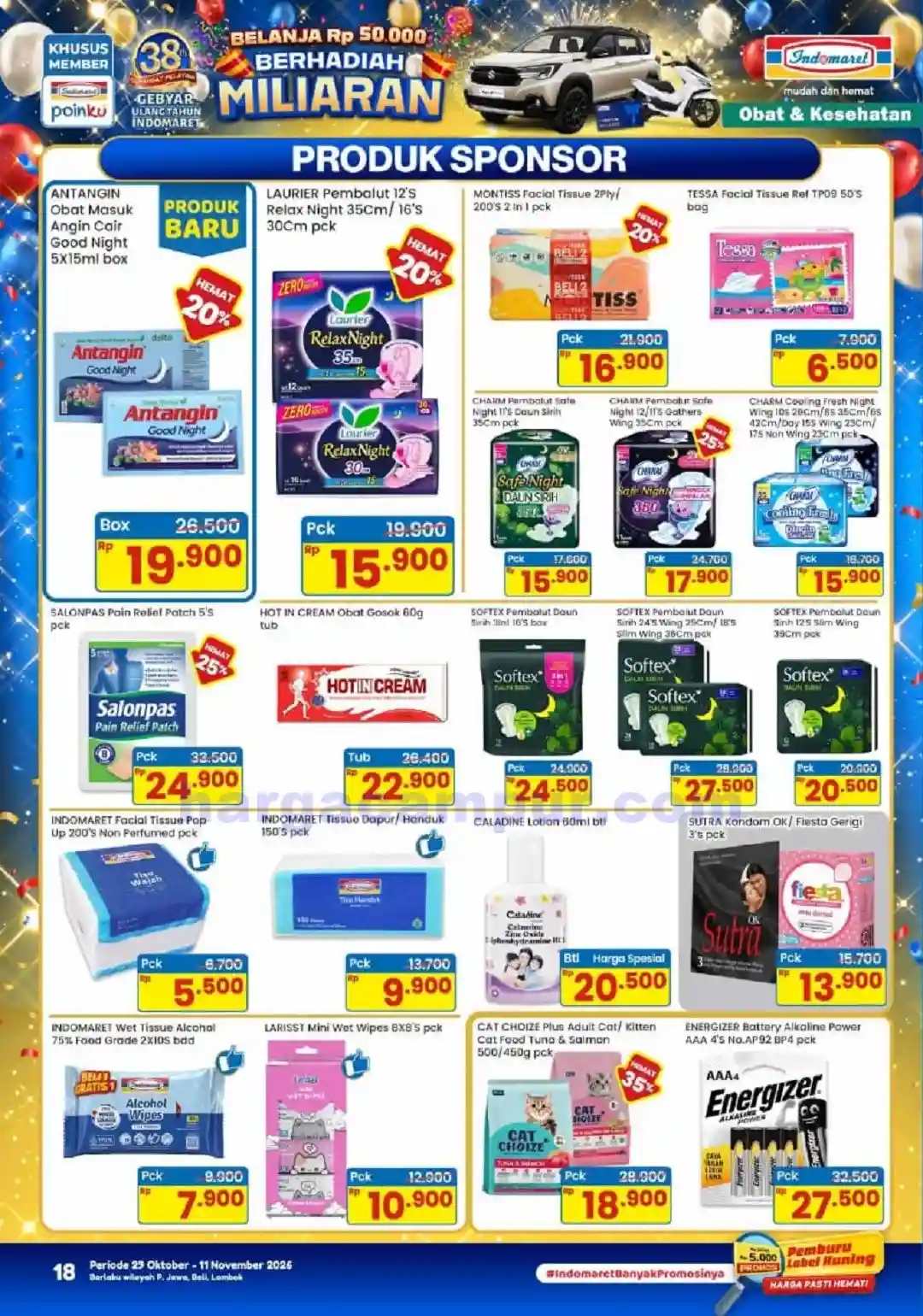 Katalog Indomaret Promo Terbaru 29 Okt - 4 Nov 2026 18 Katalog Promo Indomaret Terbaru 29 Oktober 11 November 2026 18
