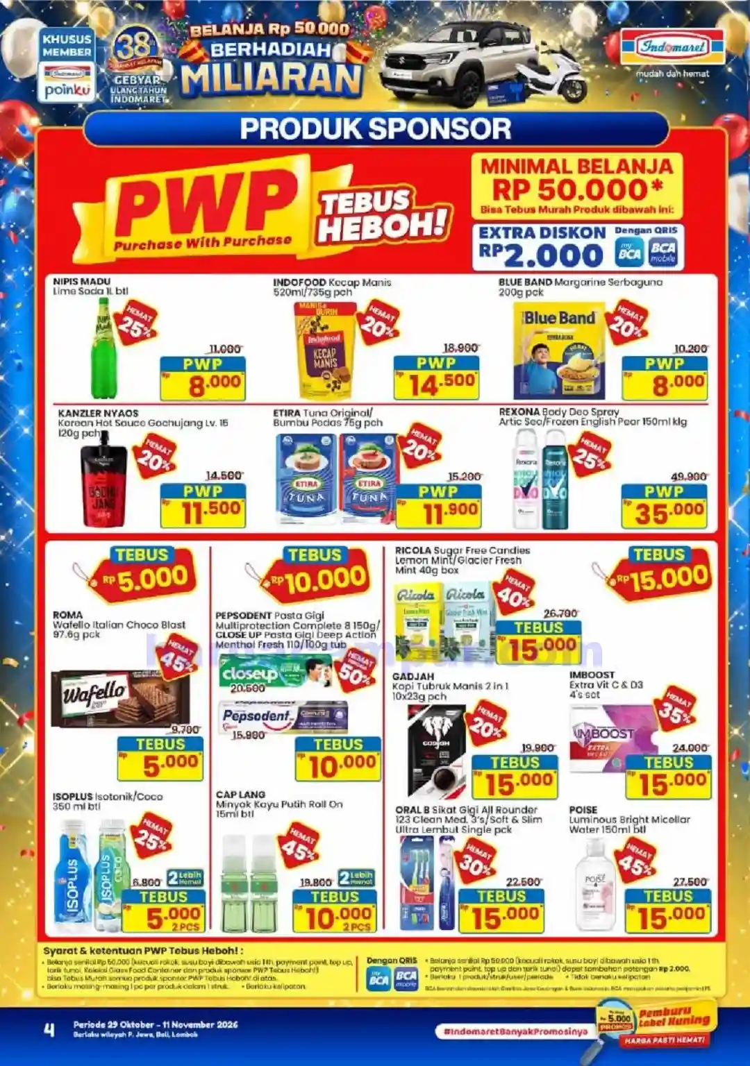 Katalog Indomaret Promo Terbaru 29 Okt - 4 Nov 2026 4 Katalog Promo Indomaret Terbaru 29 Oktober 11 November 2026 4