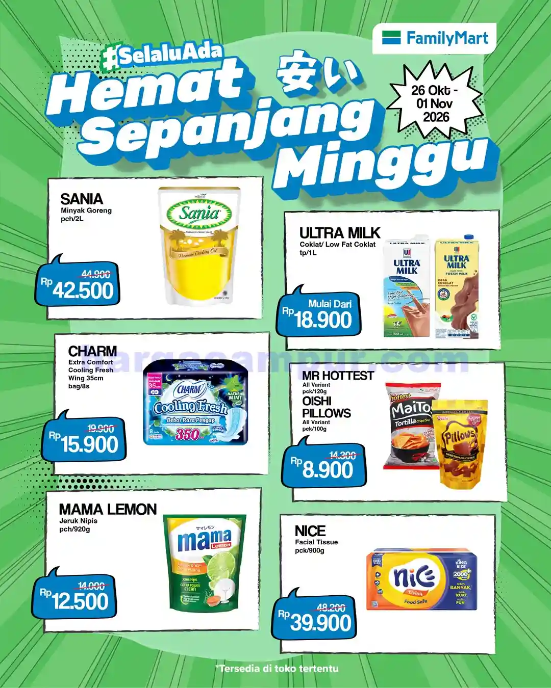 Katalog Promo JSM FamilyMart Terbaru 30 Okt - 1 Nov 2026 1 Katalog Promo JSM FamilyMart Terbaru 26 Oktober - 1 November 2026.
