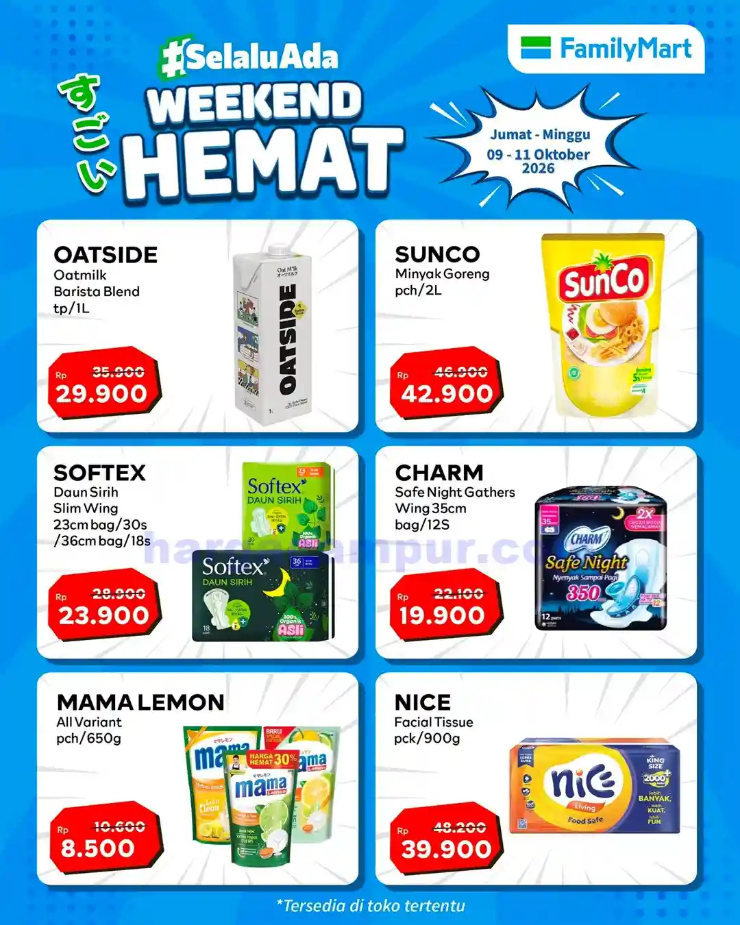Katalog Promo JSM FamilyMart Terbaru 9 - 11 Oktober 2026 2 Katalog Promo JSM FamilyMart Terbaru 9 11 Oktober 2026 1