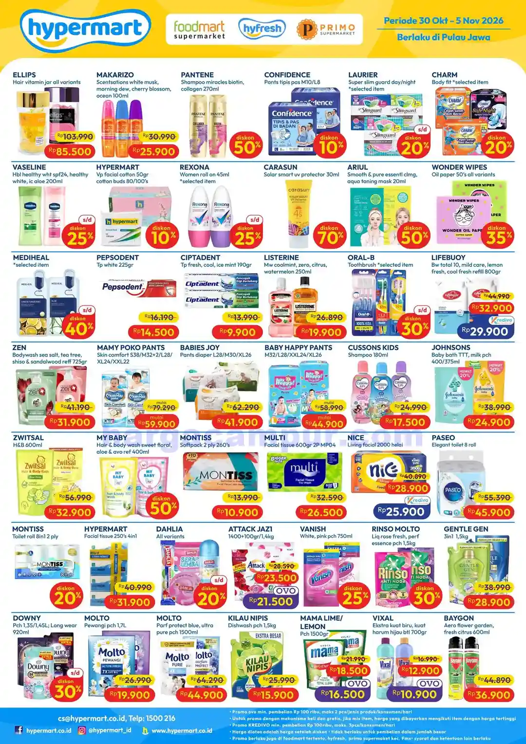 Promo Hypermart Weekday Terbaru 3 - 5 November 2026 3 Katalog Promo JSM Hypermart Terbaru 30 Oktober 5 November 2026 3
