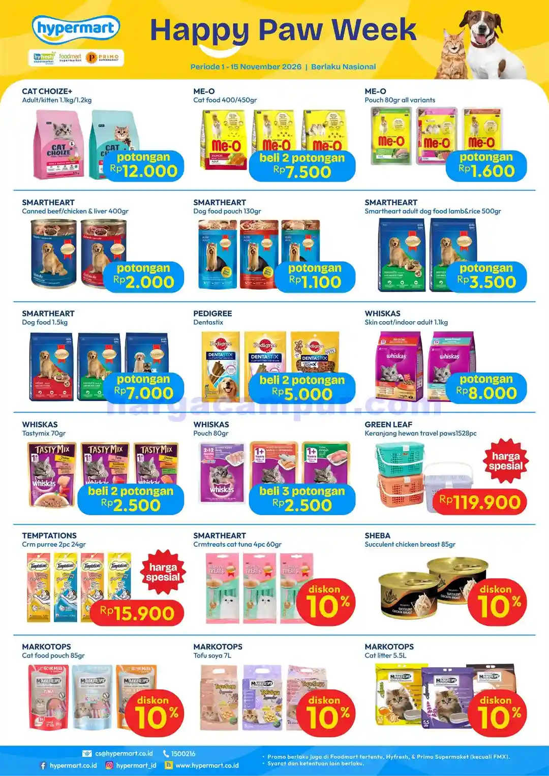 Promo Hypermart Weekday Terbaru 3 - 5 November 2026 9 Katalog Promo JSM Hypermart Terbaru 30 Oktober 5 November 2026 9