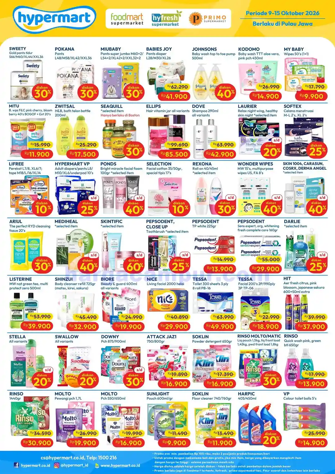 Katalog Promo JSM Hypermart Terbaru 16 - 18 Oktober 2026 3 Katalog Promo JSM Hypermart Terbaru 9 15 Oktober 2026 3