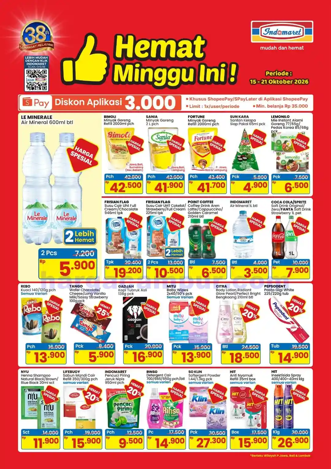 Promo Indomaret Hemat Banget Periode 15 - 21 Oktober 2026 1 Promo Indomaret Hemat Banget Periode 15 - 21 Oktober 2026.