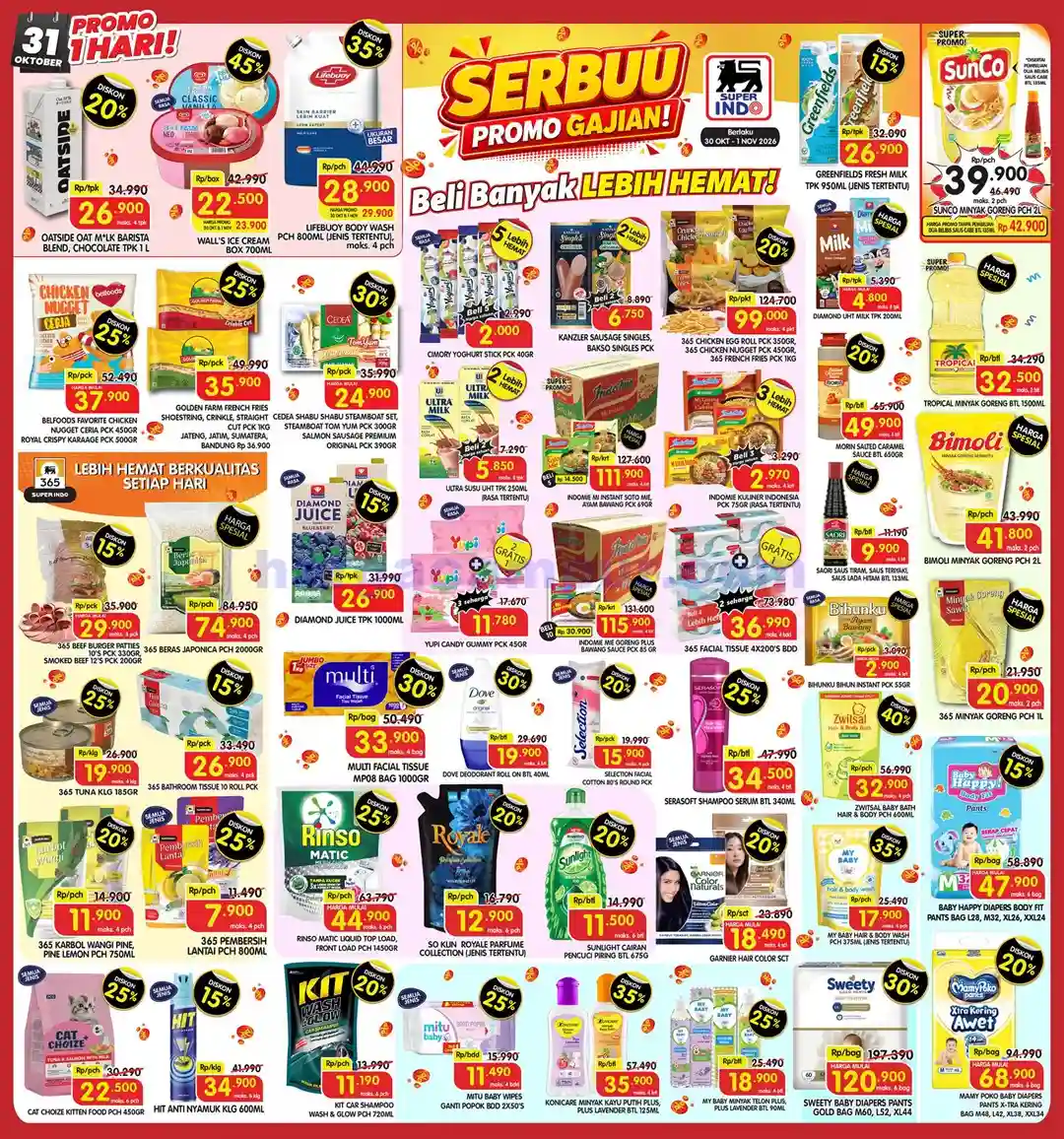 Katalog Promo JSM Superindo Terbaru 30 Okt - 1 Nov 2026 2 Katalog Promo JSM Superindo Terbaru 30 Oktober - 1 November 2026.