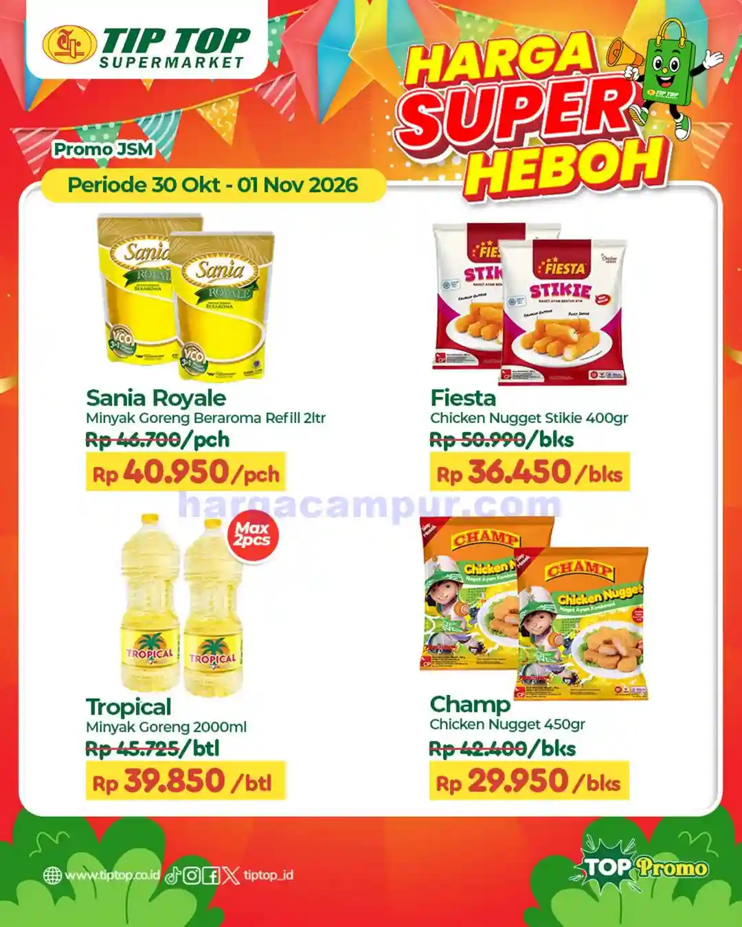 Katalog Promo JSM TIPTOP Swalayan Terbaru 30 Okt - 1 Nov 2026 5 Katalog Promo JSM TIPTOP Swalayan Terbaru 30 Oktober 1 November 2026 5