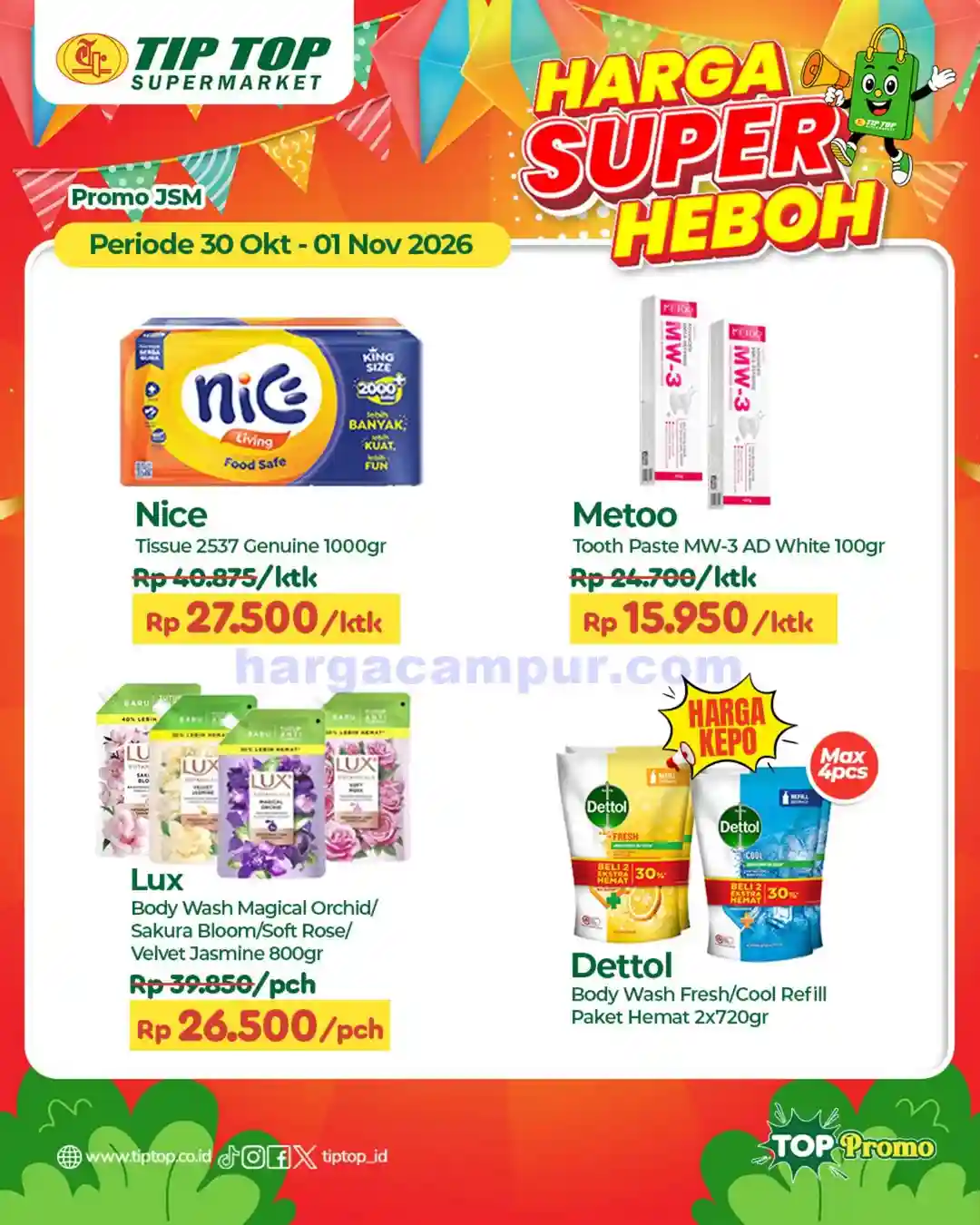 Katalog Promo JSM TIPTOP Swalayan Terbaru 30 Okt - 1 Nov 2026 9 Katalog Promo JSM TIPTOP Swalayan Terbaru 30 Oktober 1 November 2026 9