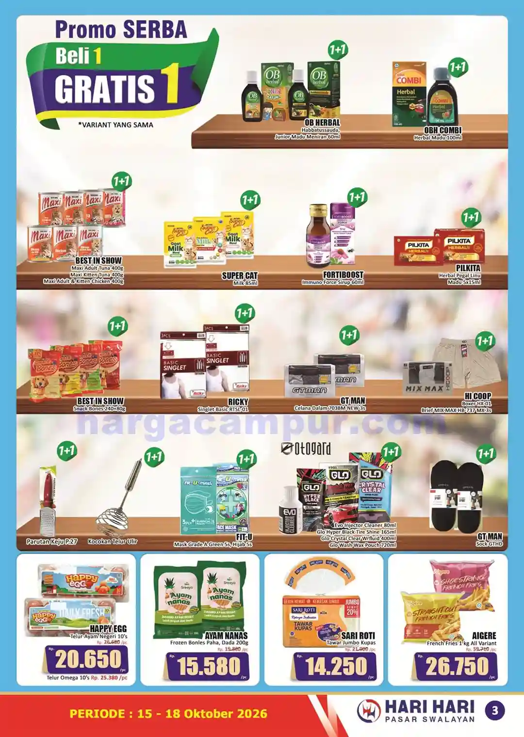 Promo KJSM Hari Hari Pasar Swalayan 22 - 25 Oktober 2026 3 Katalog Promo KJSM HARI HARI Pasar Swalayan 15 18 Oktober 2026 3