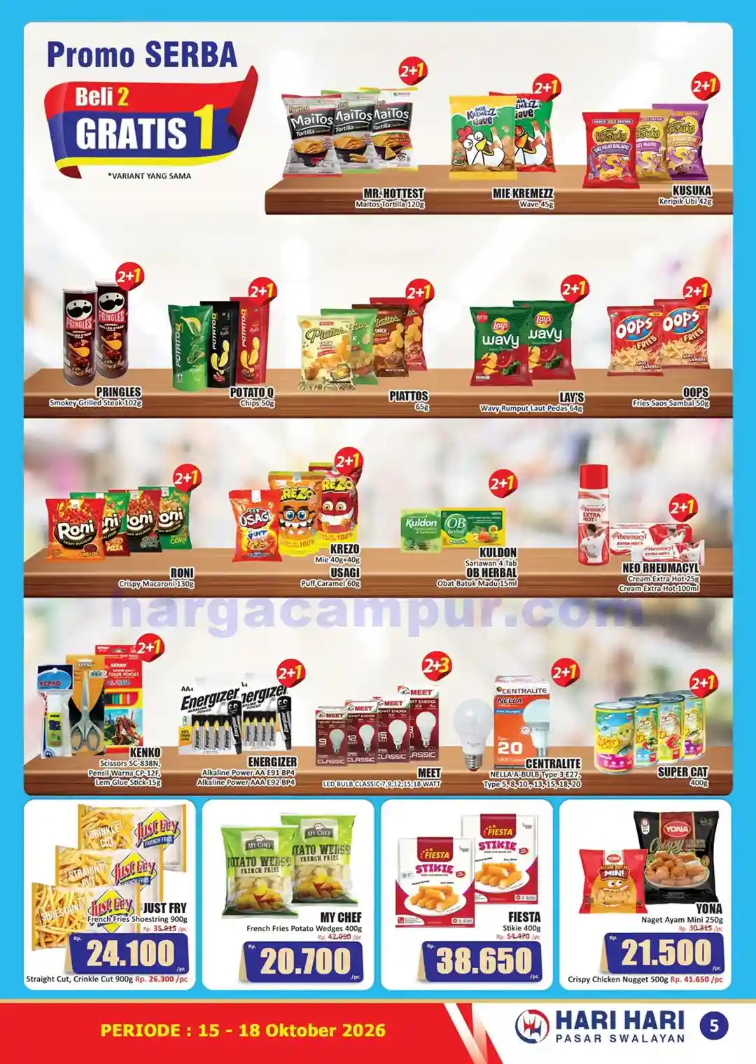 Promo KJSM Hari Hari Pasar Swalayan 22 - 25 Oktober 2026 5 Katalog Promo KJSM HARI HARI Pasar Swalayan 15 18 Oktober 2026 5
