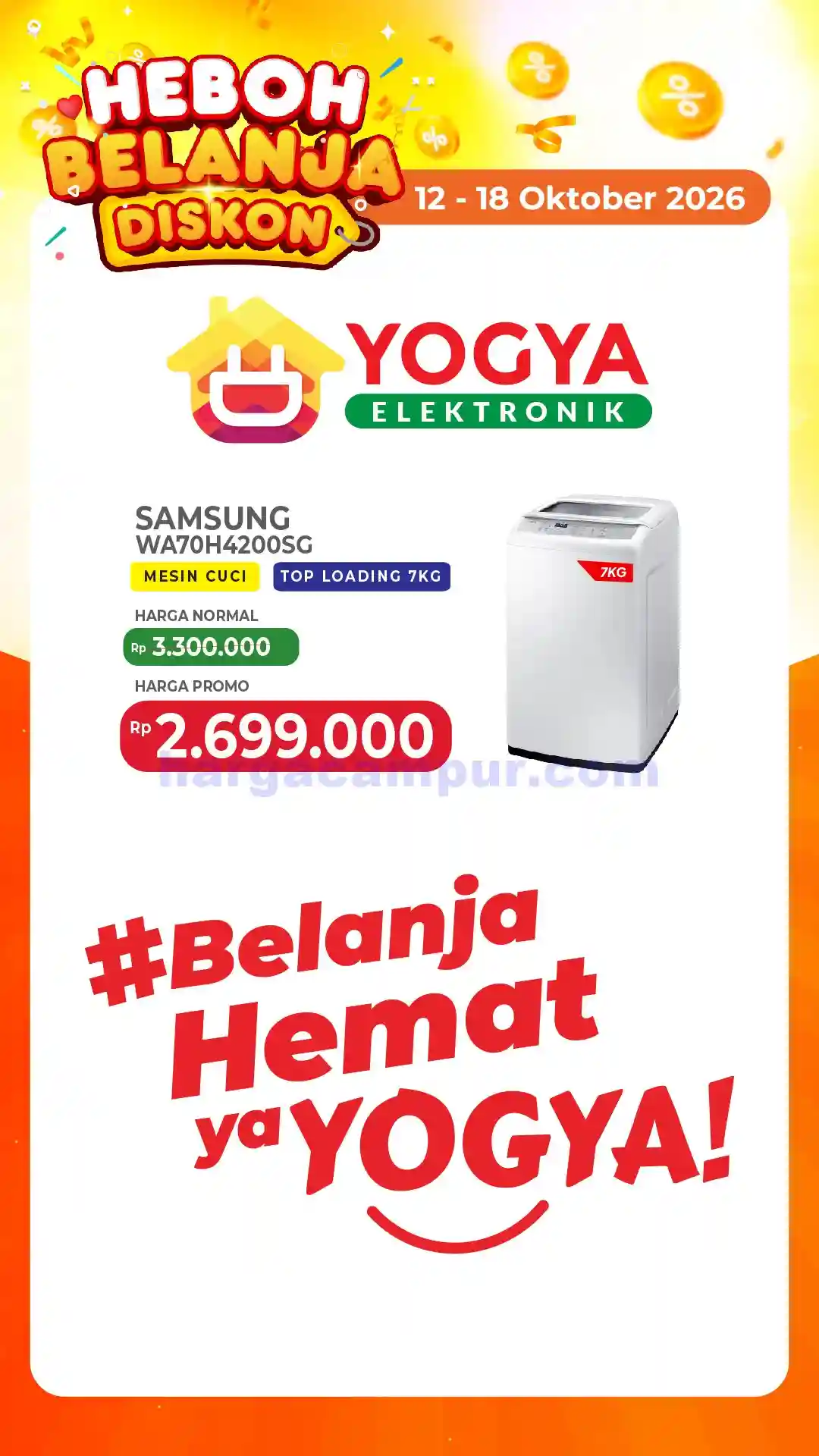 Promo Toserba Yogya Weekend Terbaru 23 - 25 Oktober 2026 29 Katalog Promo Toserba Yogya Weekend Terbaru 16 - 18 Oktober 2026.