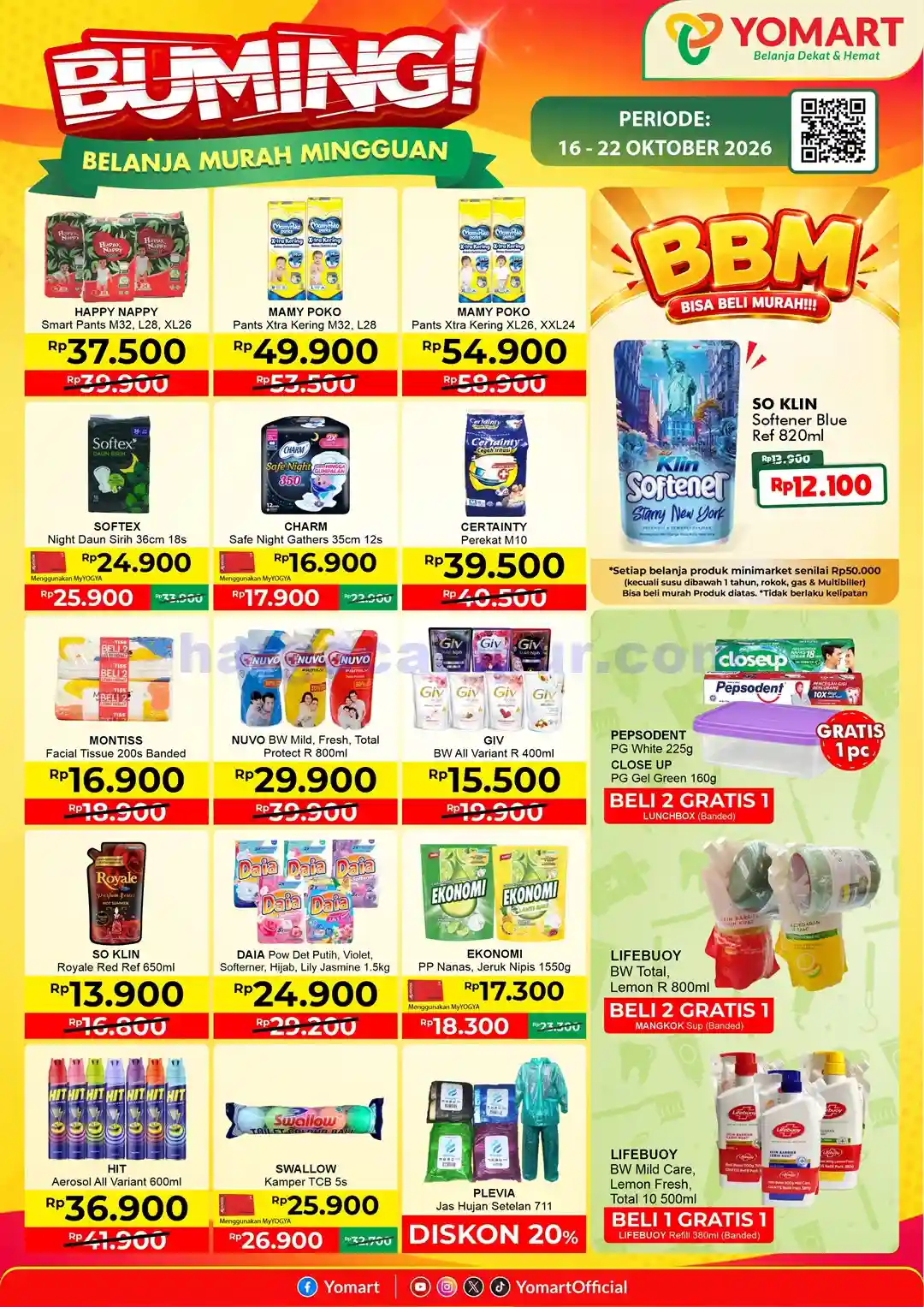 Katalog Promo Yomart Weekend Terbaru 16 - 22 Oktober 2026 3 Katalog Promo Yomart Weekend Terbaru 16 - 22 Oktober 2026.