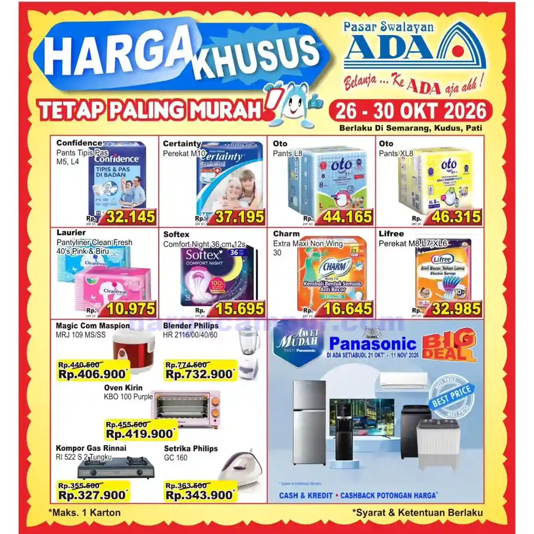 Promo Ada Swalayan Weekend Terbaru 31 Okt - 1 Nov 2026 10 Promo Ada Swalayan Weekday Terbaru 26 30 Oktober 2026 3