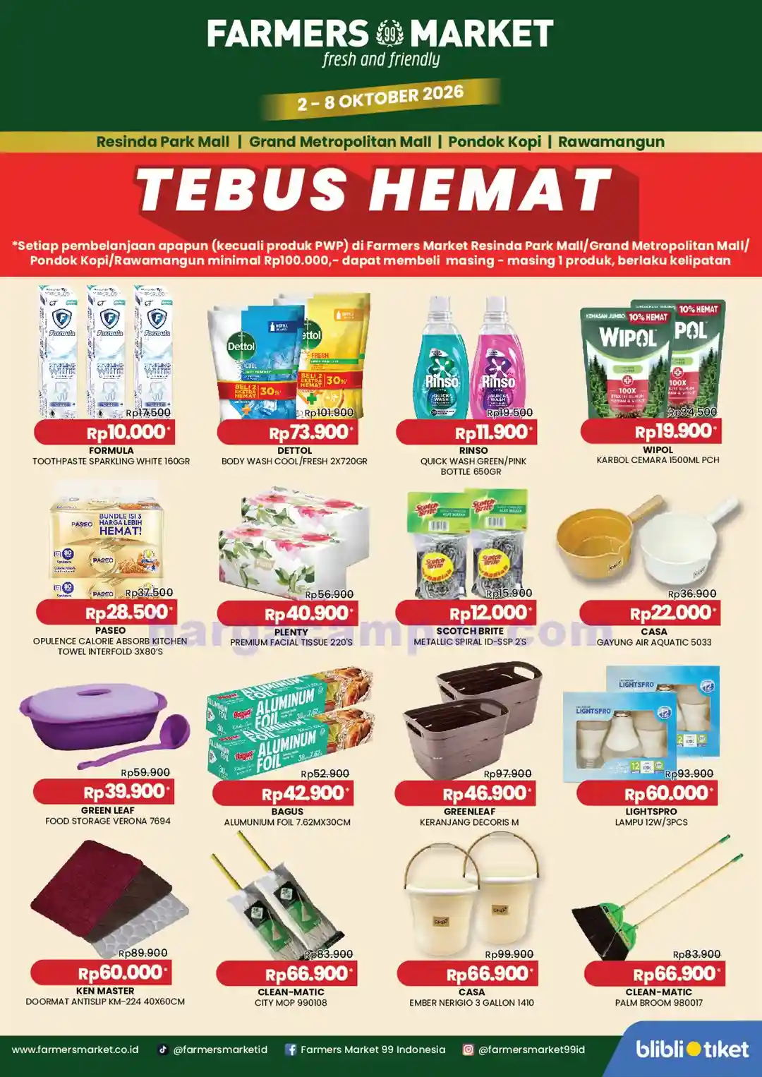 Promo Farmers Market Weekend Terbaru 2 - 4 Oktober 2026 3 Promo Farmers Market Weekend Terbaru 2 - 4 Oktober 2026.