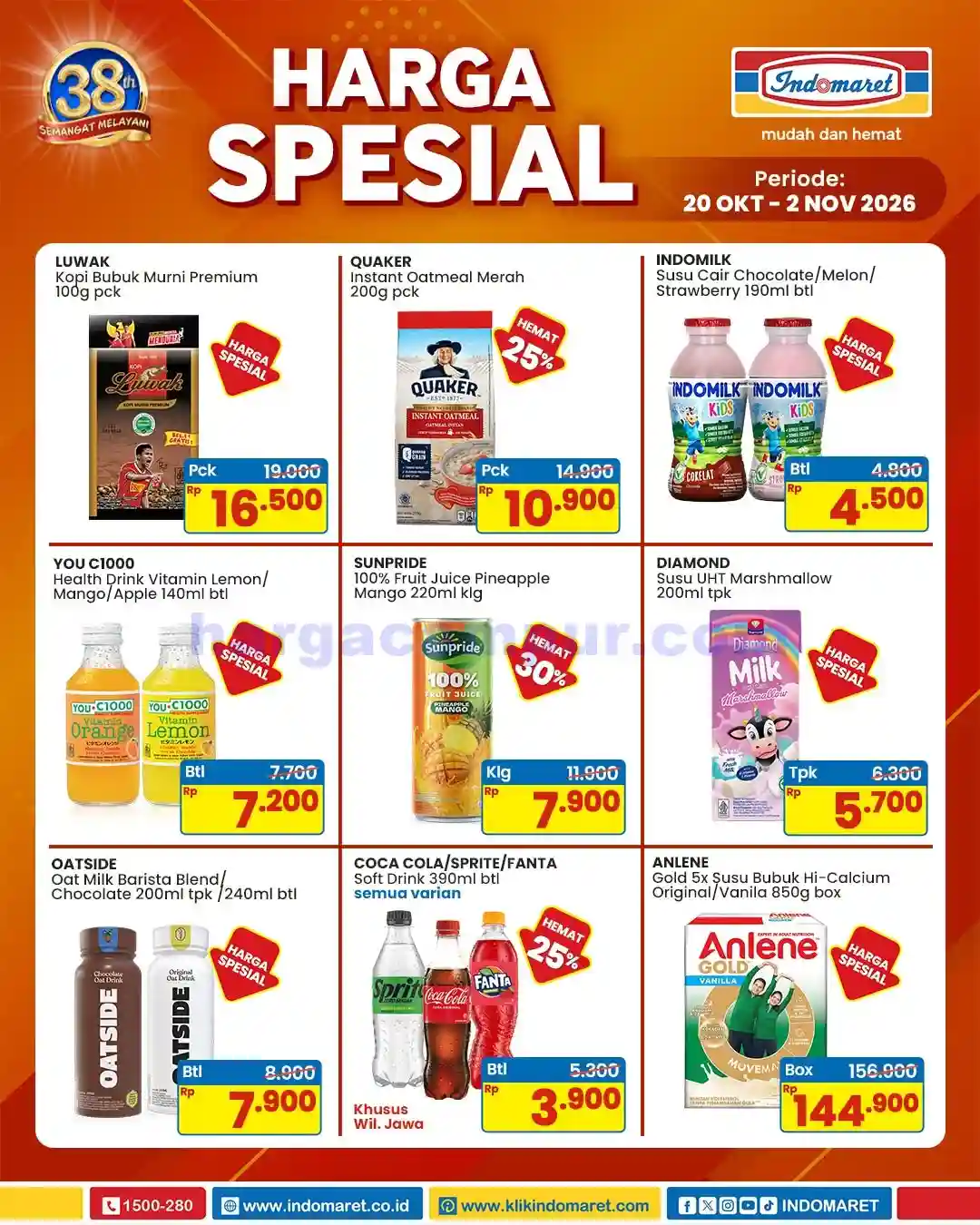 Promo Indomaret Harga Spesial Hemat Hingga 35% Produk Pilihan 4 Promo Indomaret Harga Spesial Hemat 20 Oktober 2 November 2026 7
