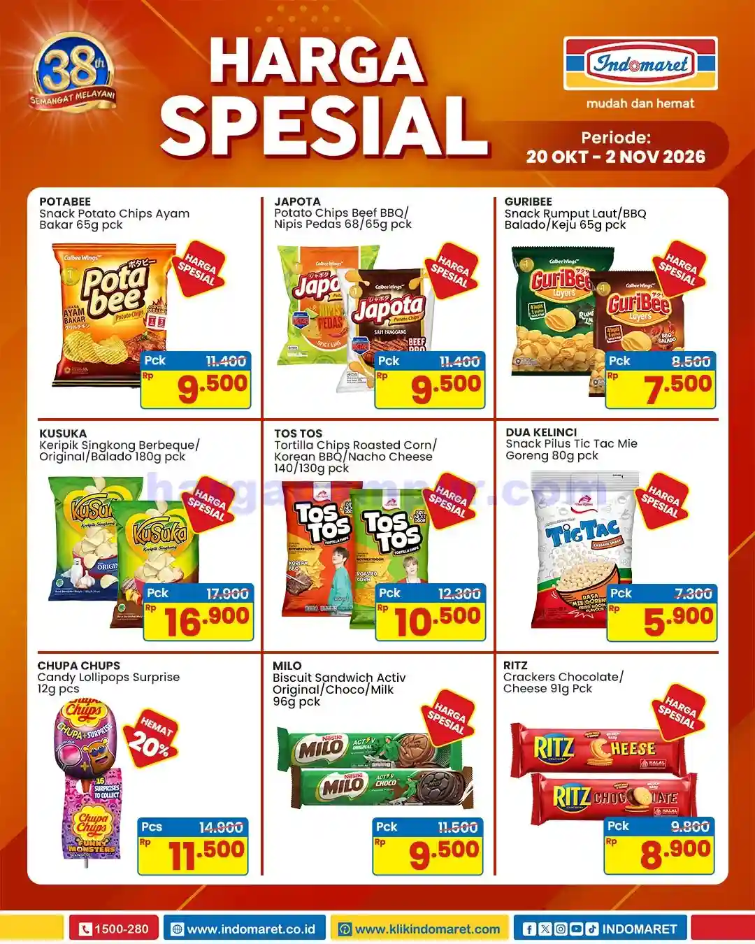 Promo Indomaret Harga Spesial Hemat Hingga 35% Produk Pilihan 2 Promo Indomaret Harga Spesial Hemat 20 Oktober 2 November 2026 9