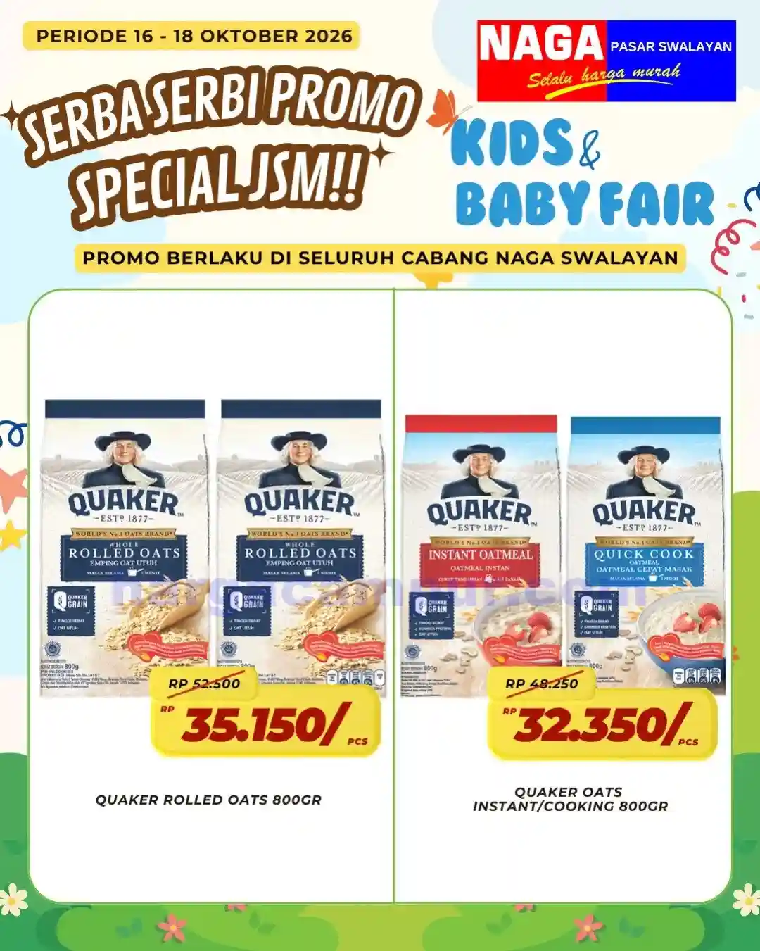 Promo Naga Swalayan Weekend Terbaru 23 - 25 Oktober 2026 4 Promo Naga Swalayan Weekend Terbaru 16 - 18 Oktober 2026.