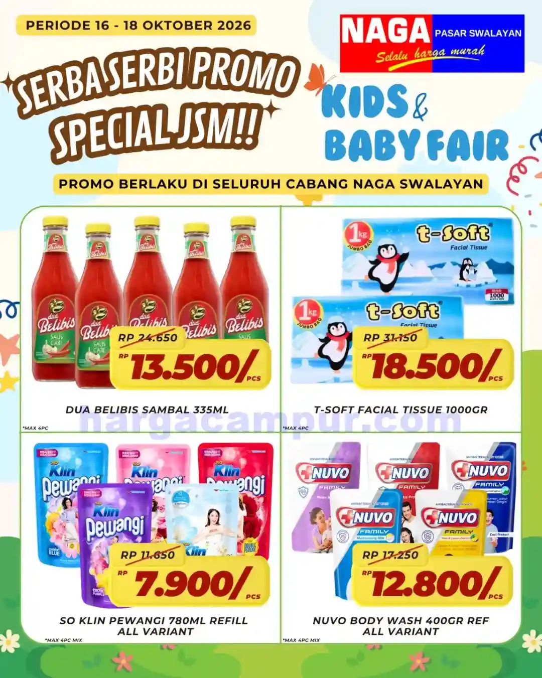Promo Naga Swalayan Weekend Terbaru 23 - 25 Oktober 2026 2 Promo Naga Swalayan Weekend Terbaru 16 18 Oktober 2026 3