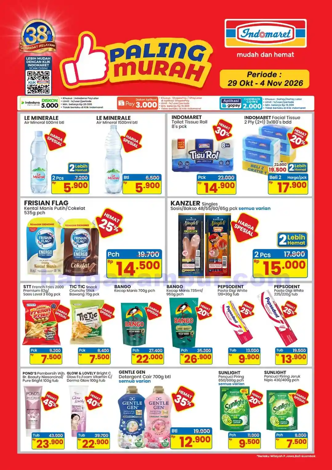 Promo Indomaret Paling Murah Terbaru 29 Okt - 4 Nov 2026 1 Promo Indomaret Paling Murah Terbaru 29 Oktober - 4 November 2026.