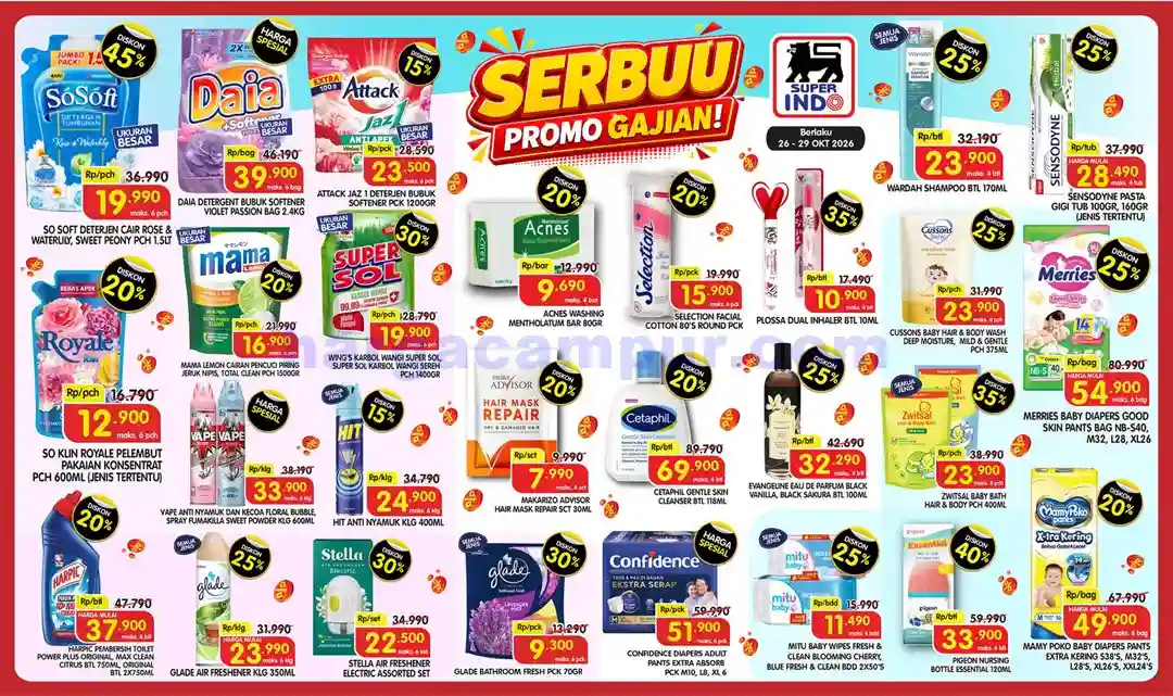 Promo Superindo Weekday Terbaru 26 - 29 Oktober 2026 3 Promo Superindo Weekday Terbaru 26 - 29 Oktober 2026.