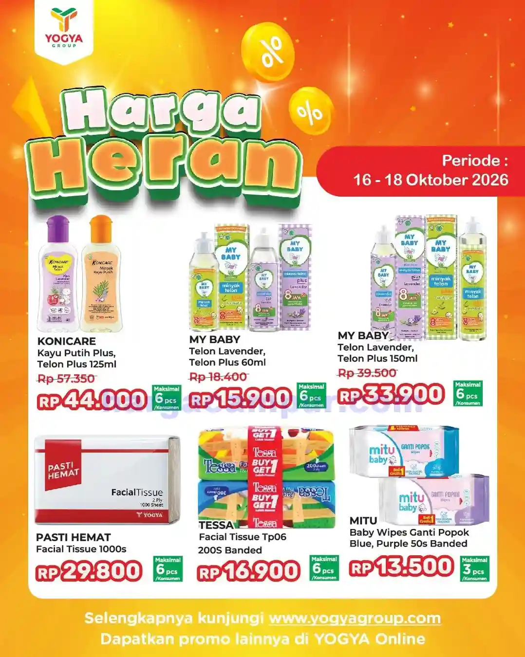 Promo Toserba Yogya Weekend Terbaru 23 - 25 Oktober 2026 6 Promo Toserba Yogya Weekend Terbaru 16 18 Oktober 2026 16